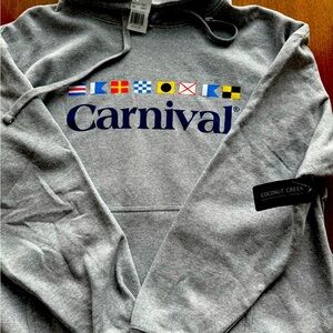 🔥NWT CARNIVAL CRUISE HOODIE